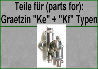 Teile/parts: Graetzin "Ke, Kf und KF/I"-Typen